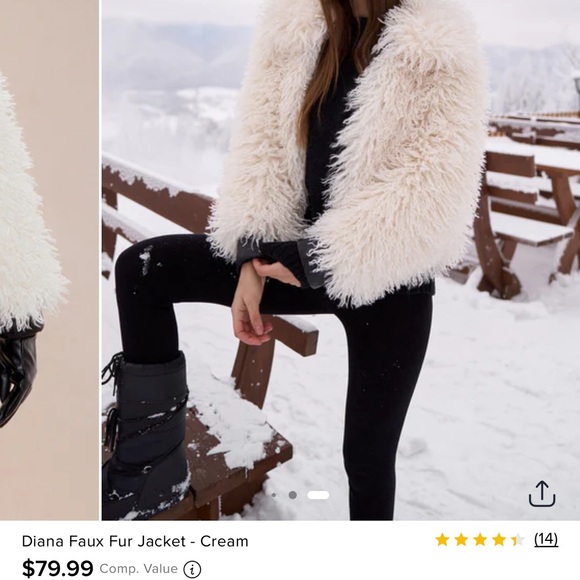 Fashion nova Faux Fur Jacket - Picture 7 of 11